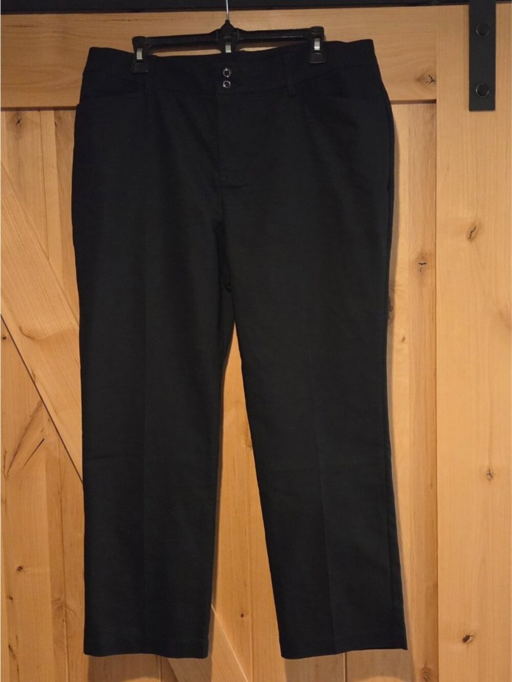 Lee Jeans Womens 16 Pet Medium Relaxed Fit Straight Leg Mid Rise Black shapes